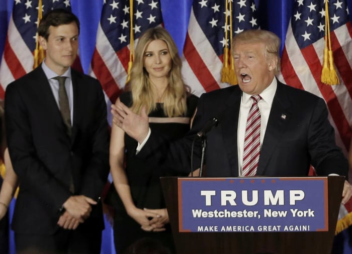 Since justice has to be applied equally, then we should lock up Trump, his daughter, and his son-in-law.