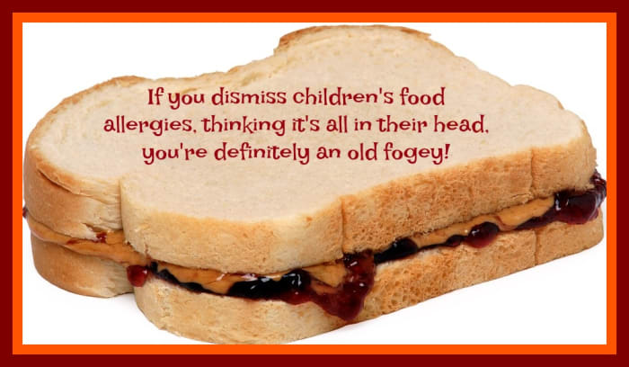 There's been a significant increase in food allergies. When older people can't accept this fact, they seem ignorant, uncaring, and inflexible.