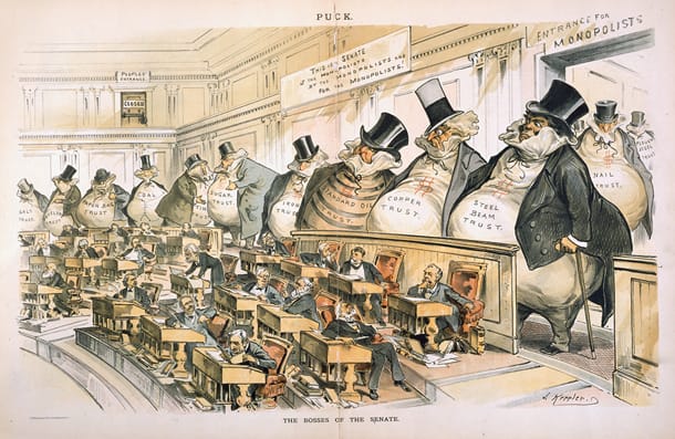 Giant moneybags controlling the Senate. Most voters are appalled at how much influence Wall Street, the banks, and giant corporations have had on decisions made by Congress. We hunger for a government that truly looks out for the common good.