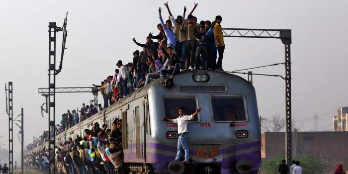 From Article: These photos of India's overcrowded railways will make you grateful for your commute