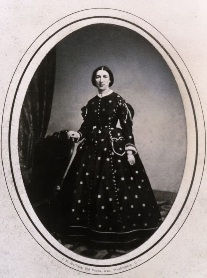 Betty Taylor Bliss acted as the White House hostess for her mother Margaret. The picture was probably taken ten years after she left the White House.