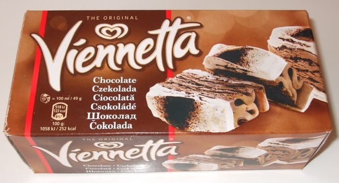 In 1982, the ice cream product Viennetta first appeared on grocery store shelves. Viennetta is sold in many flavors, including chocolate, pistachio, and mint.