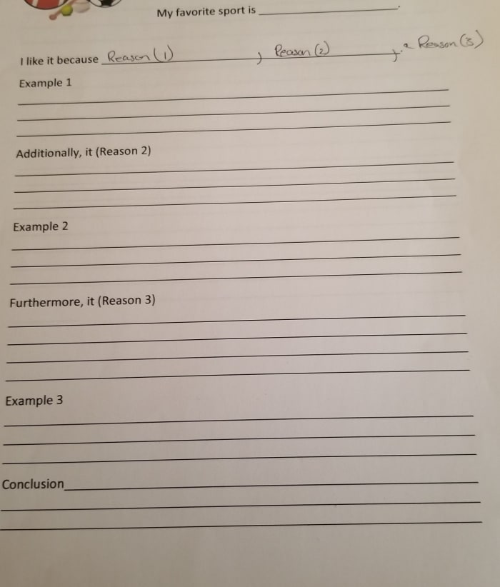 3rd grade essay format