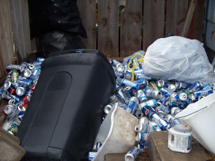 Recycling beer cans into art is becoming a new fad. They can be used to make curtains or ornaments.