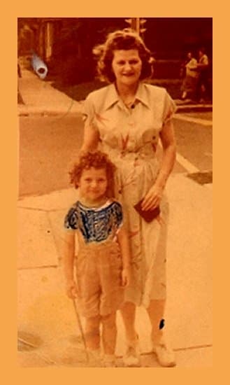Blue pen scribbles? When I was about 10 and saw this bare-chested picture of me with my mom in our photo album, I HAD to fix it