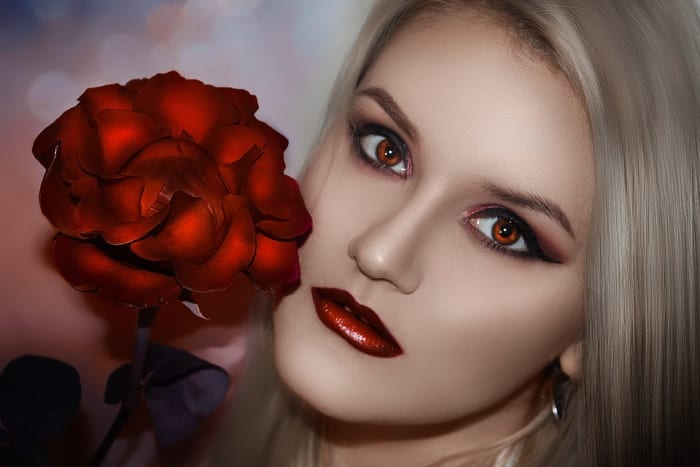 Say hello to Lethal Lipstick--makes a woman look gorgeous and confident if trouble comes her way.