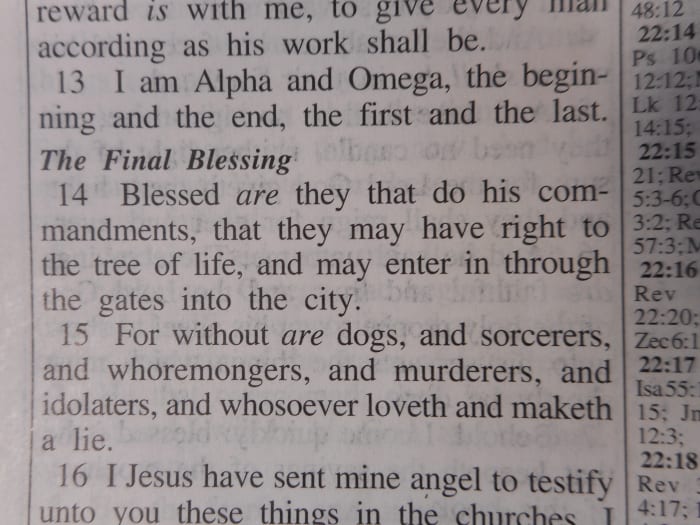 This King James Version says "keep his commandments." This translation is from manuscripts of the second and third centuries. The more recent translations say "wash their robes".