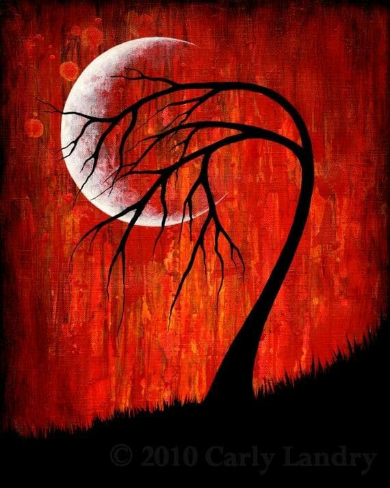 Trees often speak memories, dreams, and lessons. I've no doubt Fiver could have conversed with this one under a similar moon.