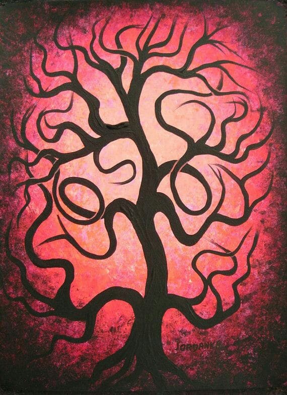 This tree speaks to my own life, and also reminds me of the bones in the roof. What are the roof bones in your life?