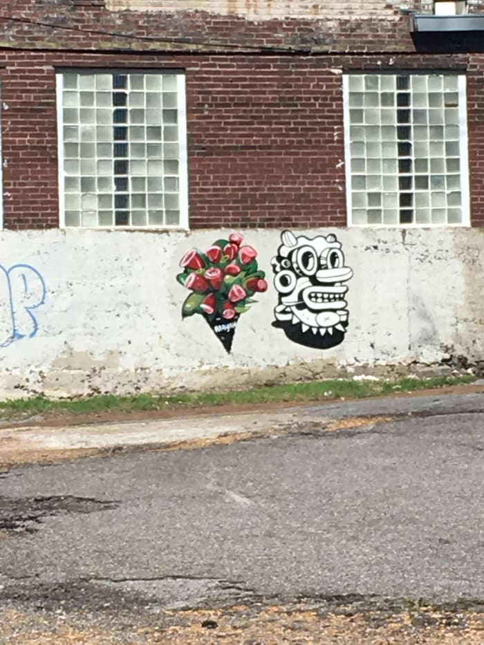 Some street art I was quite excited about. If you are wandering around Nashville, TN at any point, I hope that you encounter it.