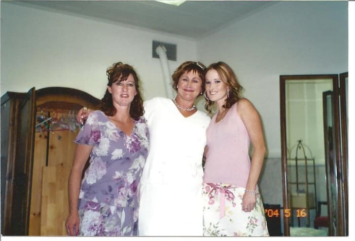 My niece Michelle (on the right) was a fairy princess in training until her adulthood. She did very well under my sister's tutelage.
