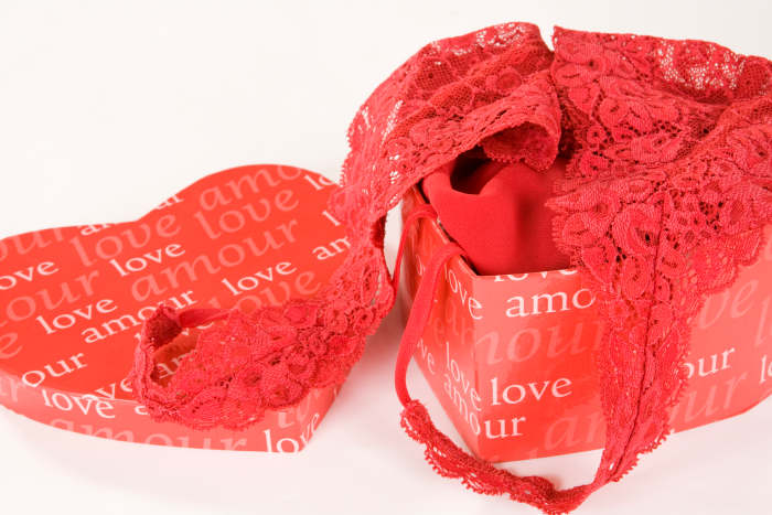 Lingerie is always a good choice for aging in-laws. Make sure they try it on by telling them one size fits all!!
