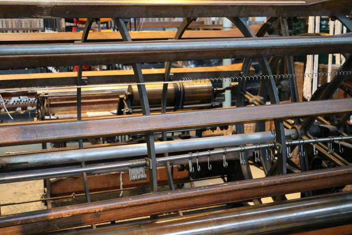 Knitting machines in some textile plants in the southland.
