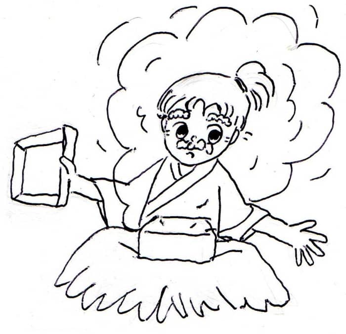 Japanese folktales do not necessarily have a "...happily ever after." They concentrate on teaching real lessons of life rather than 'justice always prevails'.