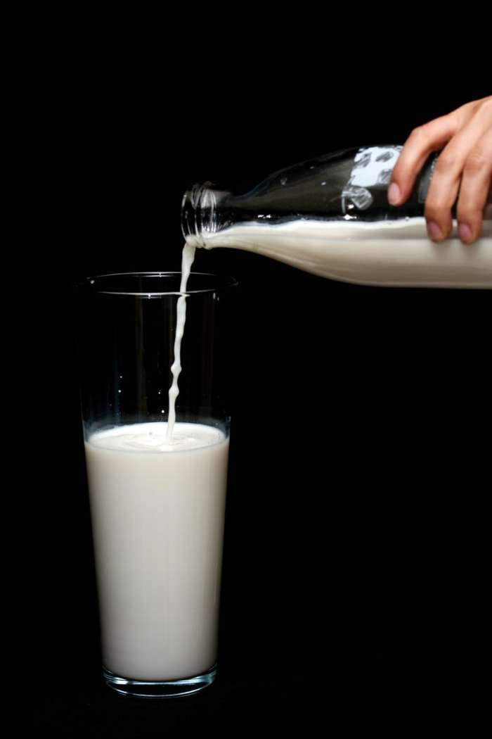 This is sweet milk . . .pure, white, and delicious. This product originates in milk cows.