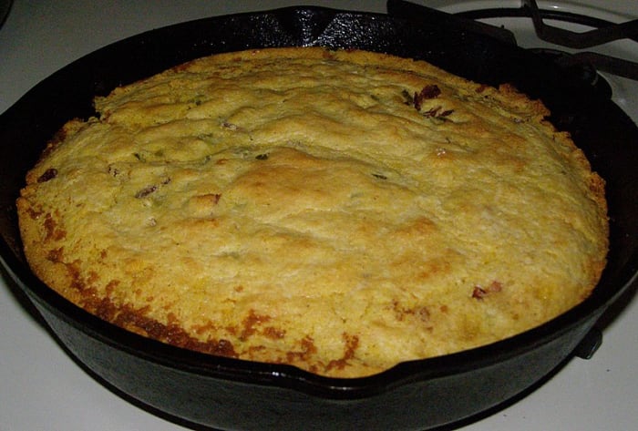 This is REAL cornbread which is a natural fit for Buttermilk. Do not be deceived. Only real cornbread and cornbread will work.