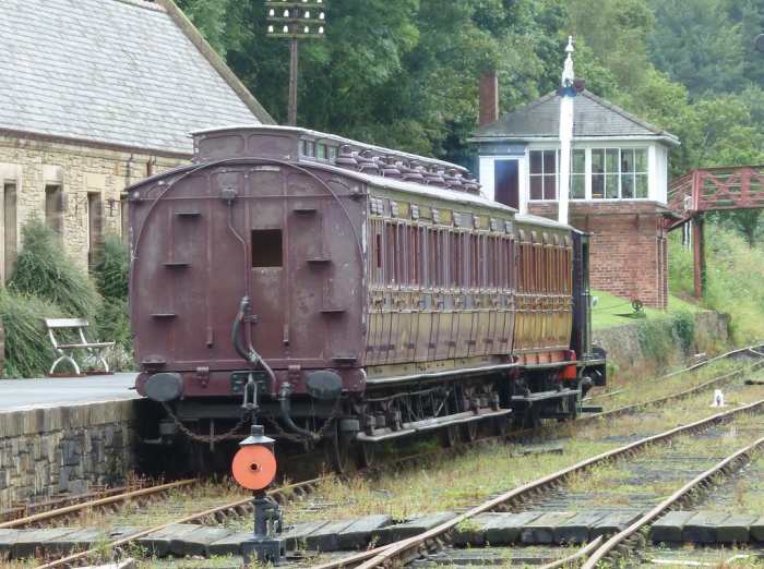 Was so enjoyable in these Victorian carriages he decided to ride back in another one