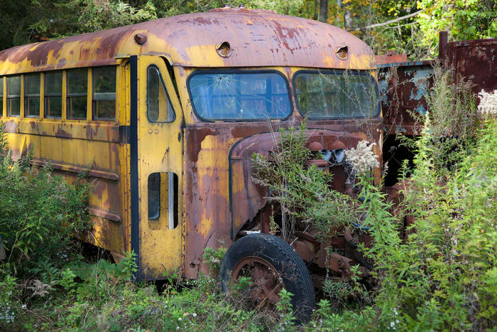 About Abandoned School Buses - LetterPile - Writing and Literature