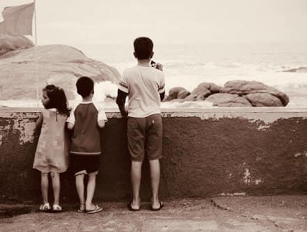 Siblings grow up and go on different paths, but they are always there for each other.