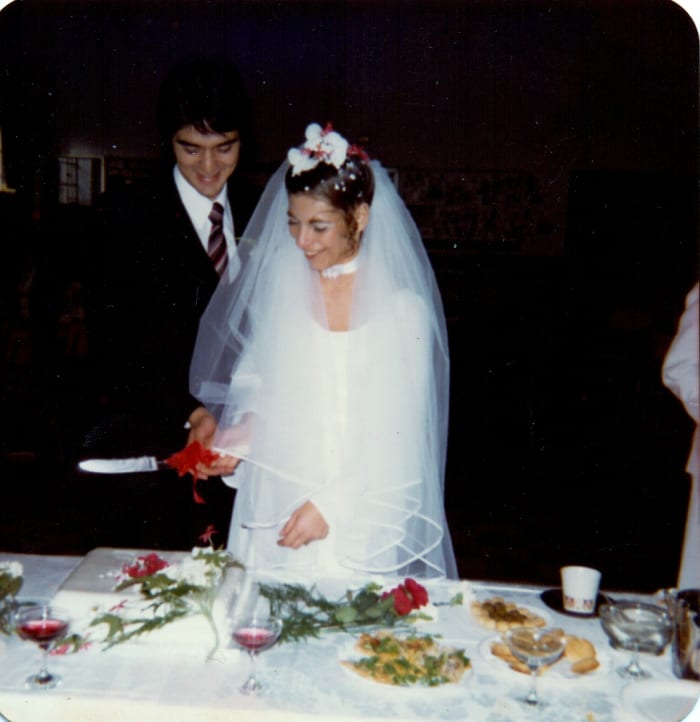 Tessa Schlesinger Getting married either in June or July 1980. I had no idea what I was doing and couldn't wait for the ceremony to be over so that I could go home and read a book.