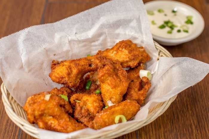 These are Hot wings: the National Food of guys everywhere.