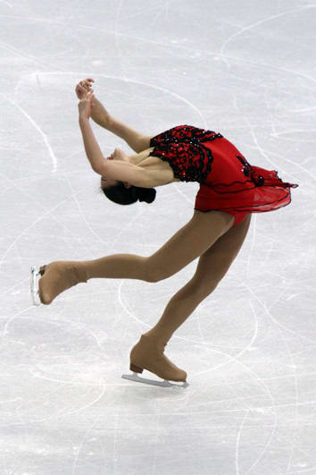 Mirai Nagasu a ladies' single skater. She is naturally-beautiful, graceful, agile and I could go on. What a great talent.