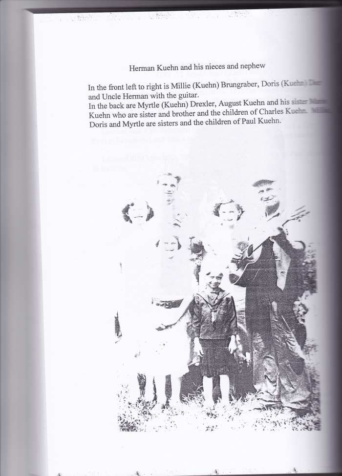 Kuehn relation in Door County in the late 1920s. Herman and Paul Kuehn were the two younger brothers of my grandpa, Charles Kuehn.