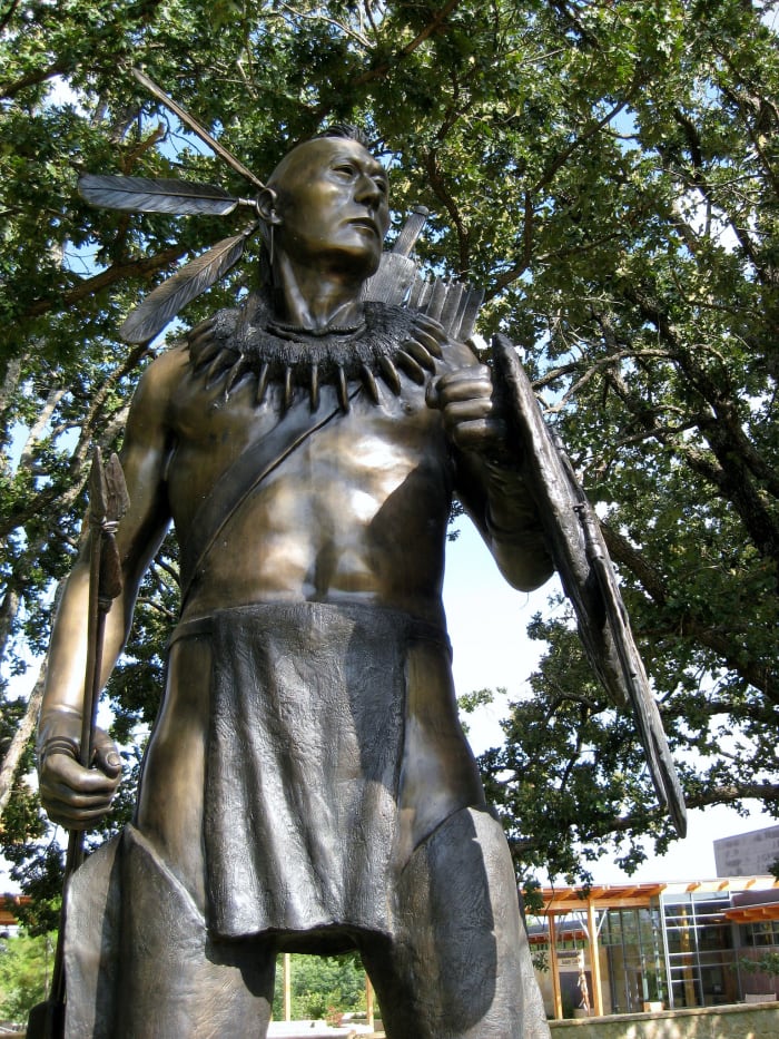Chickasaw Warrior statue