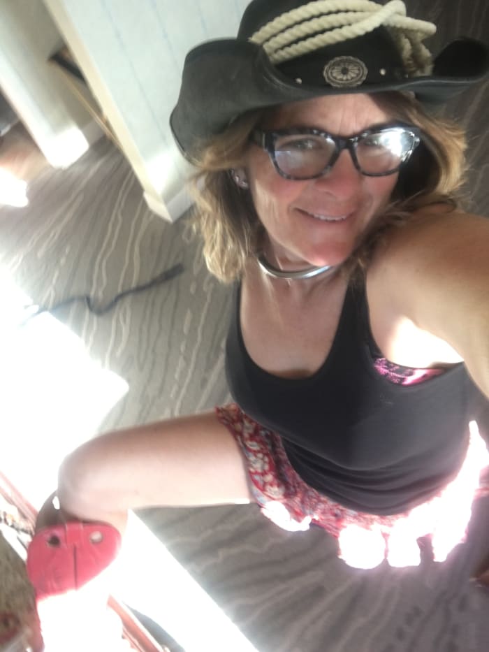 It's never too late to be what you might have been. Even if you're fifty and wear bifocals!