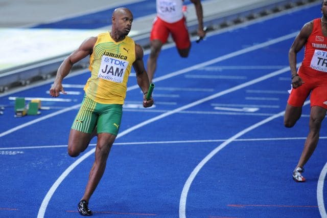 Asafa Powell wist in 2016 zijn eerste Olympische medaille te winnen.