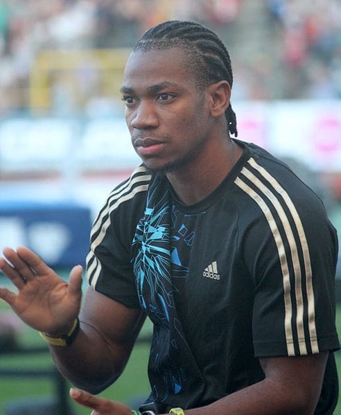 Yohan Blake er den yngste personen til å vinne en gullmedalje på 100 meter i Vm.