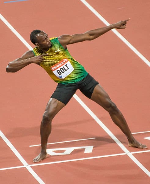 Usain Bolt este considerat a fi cel mai mare sprinter din toate timpurile.