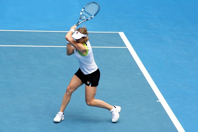 Kim Antonie Lode Clijsters is a Belgian former professional tennis player. She has been the world No. 1 in both singles and doubles. She was famous for her powerful physique and strong baseline game.