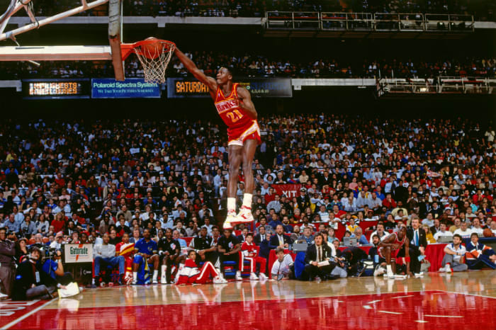 Dominique Wilkins entertained many fans with his high-flying antics through his nearly two-decade career.