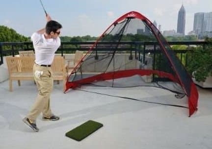 The Rukk Net Pop-Up is probably one of the easiest nets to set up, and despite its affordability, it can stand up to hard shots.