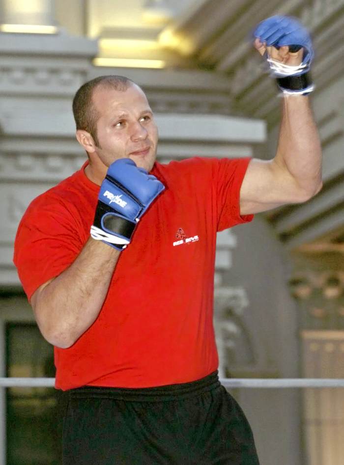 Fedor Emelianenko fought the majority of his career in Pride FC, where he became heavyweight champion.