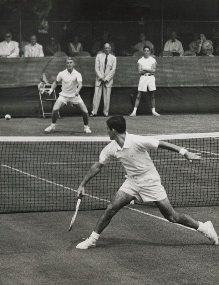 Ken Rosewall won the first Open Era French Open tournament, while fellow Australian, Rod Laver, won the last French Pro tournament.