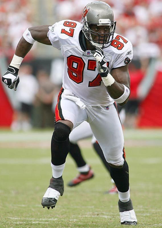 Simeon Rice earned three Pro Bowl selections and earned a Super Bowl ring with the Tampa Bay Buccaneers in Super Bowl XXXVII, beating the Oakland Raiders.