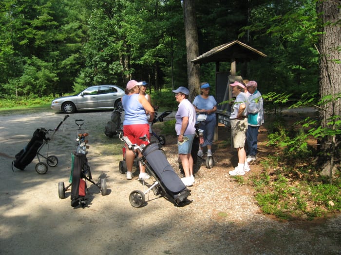 Golf is fun once you get past the basic stage and when played with a compatible group of other players.