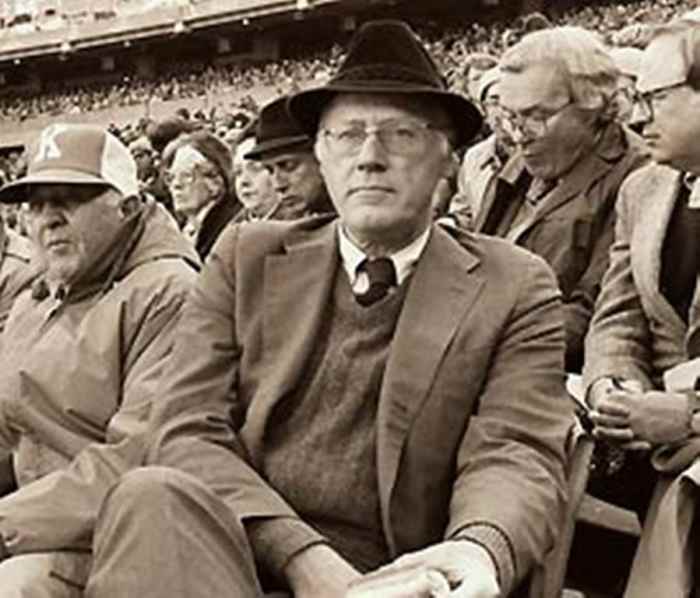 MLB Commissioner Bowie Kuhn. He faced enormous challenges during his tenure, from racial and labor strife to nervous TV executives.