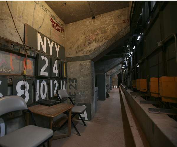 Inside the Green Monster. The placement of a cameraman inside created TV history.