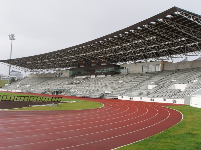 Located in the capital city Reykjavik, Laugardalsvöllur is the national stadium of Iceland's football team. It was this 2004 friendly that saw the largest attendance when Iceland upset Italy 2-0.