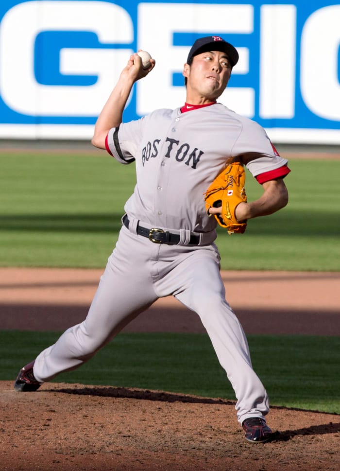 In the 2013 postseason, Koji Uehara tied the Major League record with seven saves.