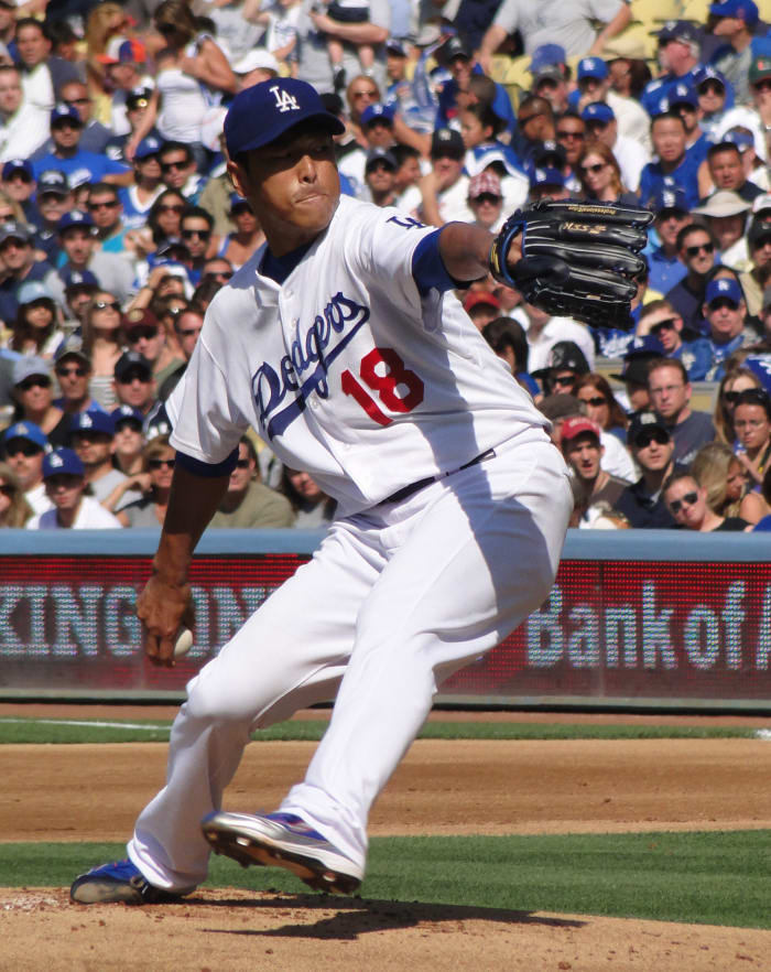 Hiroki Kuroda fired seven perfect innings against the Braves as a rookie in 2008, but finished with a one-hit shutout.
