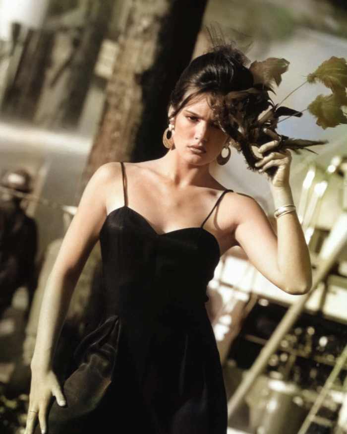 For some inexplicable reason, the AI had trouble recognizing this young lady's arms and colorizing them appropriately.