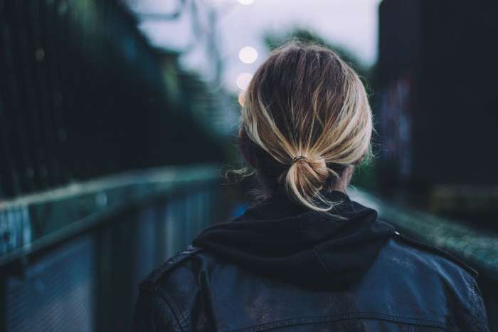 Highlighted hair like this is a great, low-maintenance style that can also be easy to achieve at home.