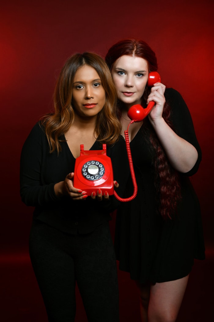 Suruthi Bala, left and Hannah McGuire, right, of RedHanded keep it cool and forthright on their award winning crime podcast.