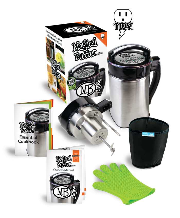 The Magical Butter Machine 2e includes everything you need to get started. Very easy to get up and running right out of the box.