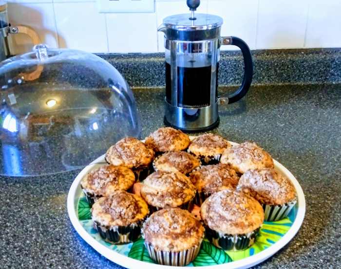 Healthy infused muffins start my day off right. This batch contains about 10mg of CBD in each muffin.