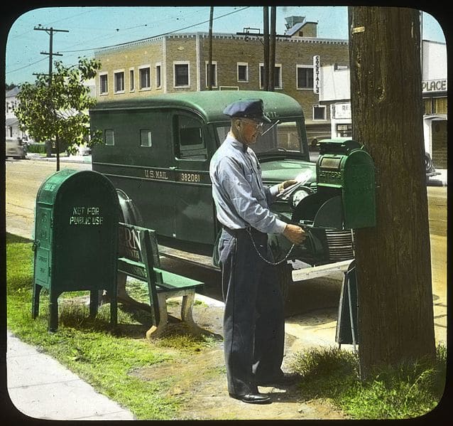 This old mailman still plays knick-knack on his thumb, whatever that means.